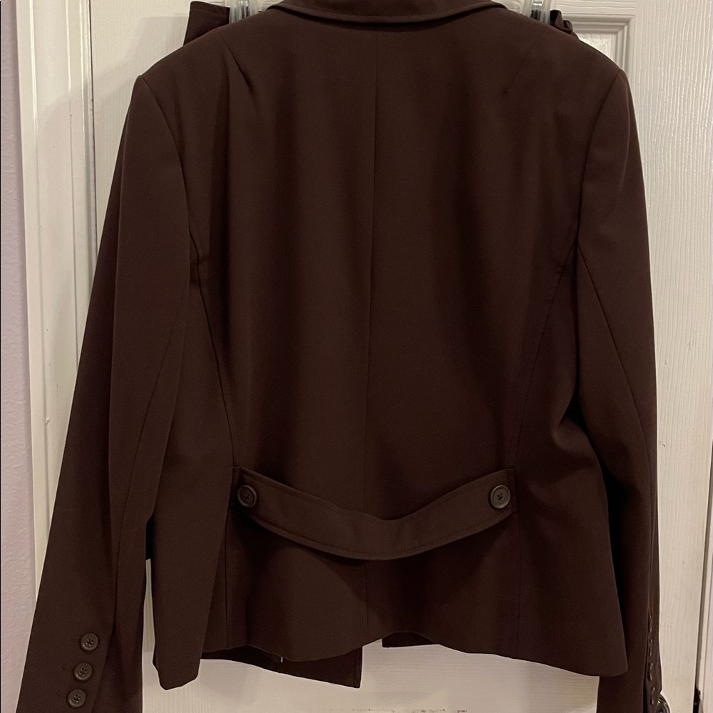 Worthington Brown skirt suit. Size 8